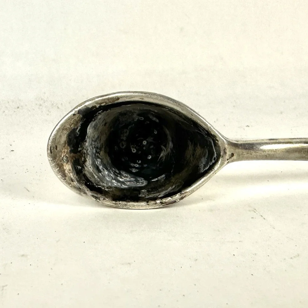 Antique Silverplate Long Handle Candle Snuffer 8